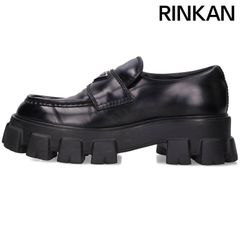極美品／現行✨PRADA モノリス ブラッシュドレザー ローファー 35