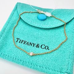 レア❤️TIFFANY ダイヤモンドバイザヤード ブレスレット0.10ct刻印