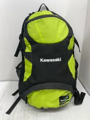 送料無料h15513 Kawasaki カワサキ リュックサック Original Equipment グリーン ブラック バックパック カバンのサムネイル