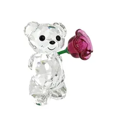 SWAROVSKI スワロフスキー クリスベア/バラと愛  クリスタル×ラッカー仕上げメタル/クリア 5691390/A Rose with Love   クリア  / 240001212198のサムネイル