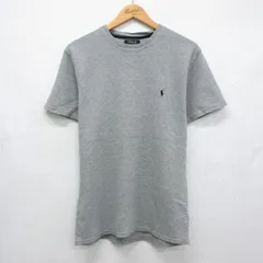 XL/古着 ラルフローレン 半袖 ブランド サーマル Tシャツ メンズ ワンポイントロゴ コットン クルーネック グレー 26jun03のサムネイル