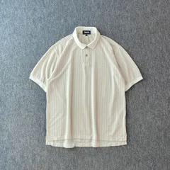 USA製　90s　00s　Ashworth　デザインポロシャツ　刺繍　ワンポイント　アースカラー　切替　レトロ柄のサムネイル