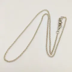 【美品】かすう工房　ロールチェーンネックレス　SILVER　シルバー925　46㎝　4.8gのサムネイル