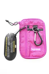 シュプリーム SUPREME 19AW SMALL ZIP POUCH スモール ジップ ポーチ ウォレット ピンク 【ブランド古着ベクトル】【中古】☆AA★▲●260630のサムネイル
