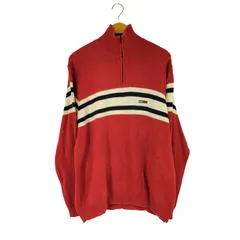トミージーンズ tommy jeans 90S ハーフジップ コットンニット メンズ import：XL のサムネイル