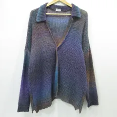 【三重本店】 中古 URU | ウル カーディガン KNIT CARDIGAN 24SUK02 マルチカラー サイズ：FreeSize 【104】のサムネイル