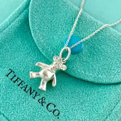 ティファニー 希少 テディベア くま ネックレス シルバー 925 P294feのサムネイル