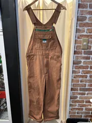 A-2030 LIBERTY リバティ オーバーオール ダック生地 リアルワーク サイズ34×32 ブラウンのサムネイル