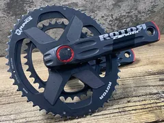 KF889 ローター ROTOR 2INPOWER Q-RINGS パワーメーター クランクセット 165mm 楕円 52/36T Φ30 接続確認済 ※プラグキャップ破損のサムネイル