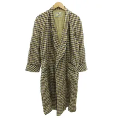 アクアスキュータム AQUASCUTUM ガウンコート 羽織り チェック ロング コットン M ベージュ /FFのサムネイル