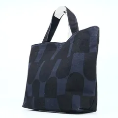 marimekko マリメッコ RATSU ラツ トートバッグ ネイビー ブラック キャンバス コットン W35 北欧 馬 ナイト マイヤイソラ フィンランド テキスタイル ハンドバッグ 手提げ ミニトート デイリー お出かけ サブバッグ 軽い 軽量 かばんのサムネイル