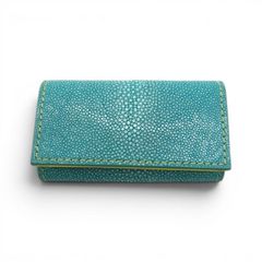 BAHARI GARUSHA LEATHER LONG WALLET BLUE 箱有 バハリ ガルーシャ
