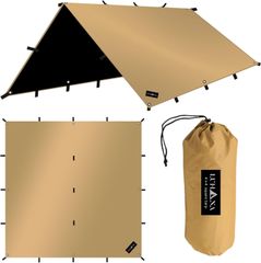 ☆未使用品☆LUHANA タープ シェルター型ブラックコーティング 遮光 遮