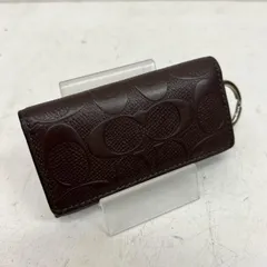 コーチ キーケース シグネチャー 型押し レザー F66293 メンズ - ISItems【USED】【古着】【中古】50162506のサムネイル