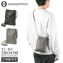 【メーカー正規品】エルゴポック ショルダーバッグ メンズ ブランド レザー 本革 軽量 日本製 斜めがけ 小さめ 縦型 ネックポーチ HERGOPOCH TC-RSのサムネイル