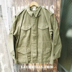 50's Vintage【French Army】フランス軍 ビンテージ M-47 ミリタリージャケット◆Size:26(L相当)のサムネイル
