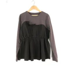 美品 VIS ビス ビスチェドッキングペプラムロングスリーブ Tシャツ FREE コットン他 長袖 トップス レディース AU4568A68 のサムネイル
