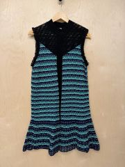 MISSONI ミッソーニ マルチカラー ジグザグ柄 ニットワンピース 44