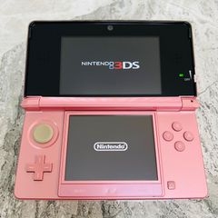 と*ろ様 Nintendo 3DS ミスティピンク+スマブラ 動作確認済 本体セ