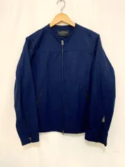 UNITED ARROWS  ユナイテッドアローズ ノーカラーフルジップブルゾン 3225-186-2366 サイズ: M カラー: ネイビー メンズ トップスのサムネイル
