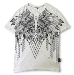 PHILIPP PLEIN(フィリッププレイン) インディアン スカル キュービック 半袖Tシャツ XLのサムネイル