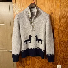 ブルネロクチネリ カシミア ハーフ ボタン ニットのサムネイル