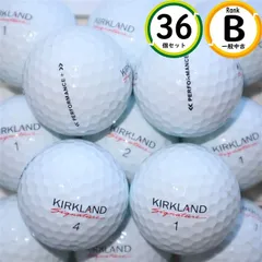 スピン性能 カークランドシグネチャー 36球 Bランク スピン性能 ロストボール 送料無料 3ダース KIRKLAND 中古のサムネイル