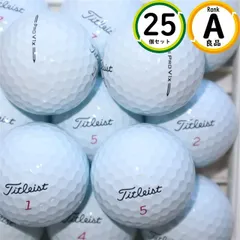 Aランク厳選 タイトリスト prov1x 25球 高品質・スピン性能 ロストボール 送料無料 25個 2023年モデル プロV1ｘのサムネイル