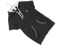 le coq sportif ルコックスポルティフ ワンポイント ジップアップ パーカー sizeL/黒 ■◆ レディースのサムネイル
