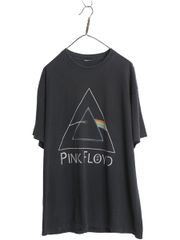 【お得なクーポン配布中!】 00s ピンクフロイド グラフィック プリント Tシャツ メンズ XL 程/ オールド バンド ロック アート ヘビーウェイト 大きいサイズ ブラック