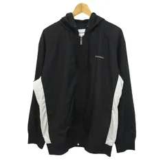 コンバース パーカー トップス ジップアップ ジャージ スポーツウエア 大きいサイズ メンズ 2Lサイズ ブラック CONVERSE 【中古】のサムネイル