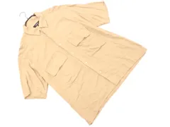 COMME CA ISM コムサイズム 半袖 シャツ sizeM/ベージュ ■◆ メンズのサムネイル