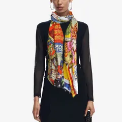 デシグアル Desigual 長方形スカーフ フラール（エスニック）のサムネイル