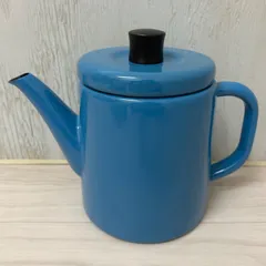 新品未使用 野田琺瑯 ボトル 空 ブルー 1.5L ケトル ホーロー やかん 取説付き ＊のサムネイル