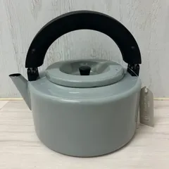 美品 COPAN フラットケトル FK-22 グレー アウトドア ホーロー 琺瑯 ポット 茶こし付き 《M》のサムネイル