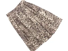 JOURNAL STANDARD L'ESSAGE ジャーナルスタンダードレサージュ ヒョウ柄 ギャザー スカート size36/ブラウンｘライトベージュ ■■ レディースのサムネイル
