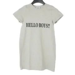 ヴェトモン ベトモン VETEMENTS hello boys プリント Tシャツ カットソー 半袖 タイト XS グレー SS16TP5のサムネイル