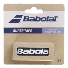 【5回分】バボラ(Babolat) Super Tape スーパーテープ ヘッドテープ フレーム保護テープ 710227-105 ブラック(25y6m)(130019999)【メール便発送】のサムネイル