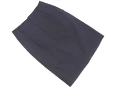L'EQUIPE レキップ ヨシエイナバ タック スカート size40/紺 ■■ レディースのサムネイル