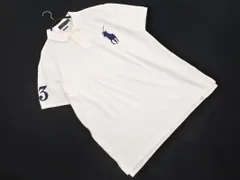POLO RALPH LAUREN ポロ ラルフローレン ビッグポニー 刺繍 ポロシャツ sizeL/白 ■◆ メンズのサムネイル