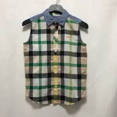 DAKS キッズ チェック ノースリーブ シャツ 140(11Y)のサムネイル