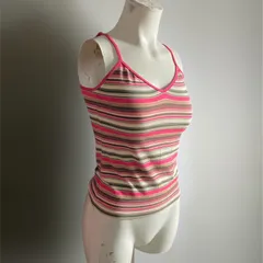 USA 00s 90s OLD GAP キャミソール トップス アメリカ 希少 レア Vintage レトロボーダー I193のサムネイル