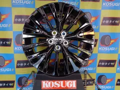 40系 ヴェルファイア Zプレミアム 19インチ 中古ホイール ブラックスパッタリング 4本セット アルファード atsugiM228のサムネイル