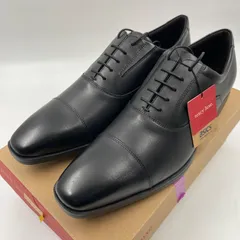 【未使用】アシックス テクシーリュクス TU-7010 ビジネスシューズ ブラック 27cm メンズ スニーカービズ 革靴 紳士靴【MY0630】のサムネイル