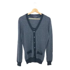 BALLANTYNE バランタイン アンサンブルニットカーディガン サイズ:42 カシミヤ100％/ボーダー    ネイビー レディース / 241021001106のサムネイル