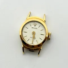 ROLEX ロレックス プレシジョン 9285 シルバー 手巻き レディース 18K 750 YG 8.8g 腕時計 稼働品のサムネイル