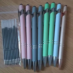 新品 タッチペン付きボールペン 企業名なし 8本と替芯 10本 書きやすさ抜群のサムネイル