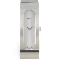 グッチ GUCCI 腕時計 バングルウォッチ 2400S サテン仕上げ シルバー文字盤 SS クオーツアナログ 【中古】のサムネイル