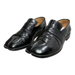 MAISON MARGIELA(メゾンマルジェラ) TABI COIN LOAFER - High-Shine Leather 足袋 ローファーハイシャイン レザー 38(24cm程度) ブラック タビのサムネイル