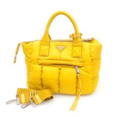 Prada 極美品 2way テスート ゴーフル ハンドバッグ ナイロン プラダ